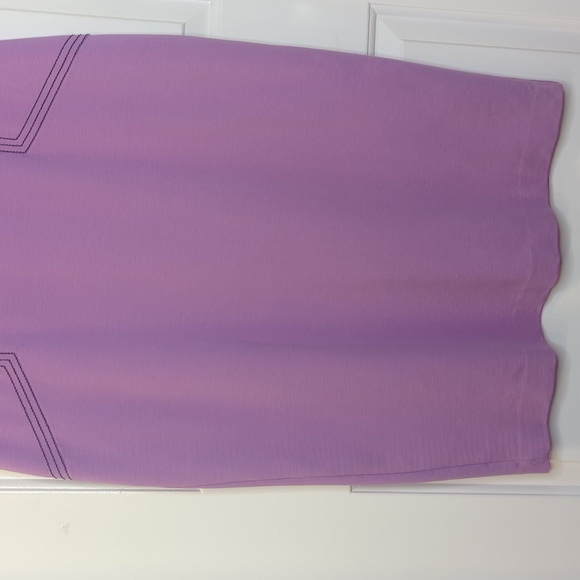 Boden Purple Fitted Ponte Dress Contrast Stitching Plus Size 16/18 - Picture 4 of 16